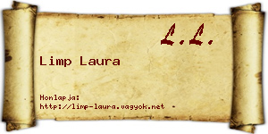 Limp Laura névjegykártya